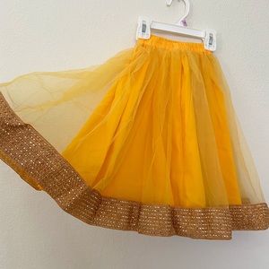 Kids Indian Ethnic Lehenga Skirt for baby girls